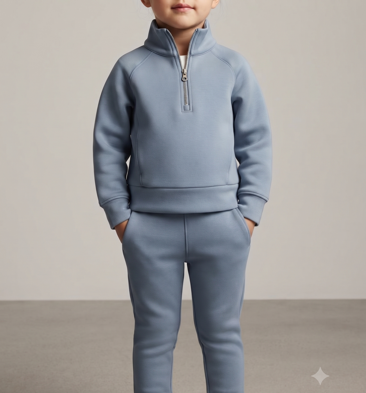 Toddlers Air Essentials Half Zip Sweater