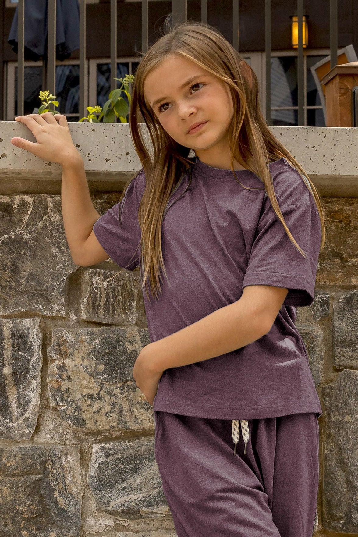 Girls' Yoga Tee
