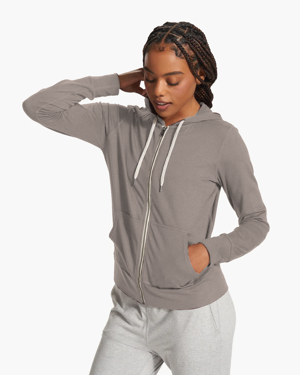 Women's Yoga Zip-Up Hoodie