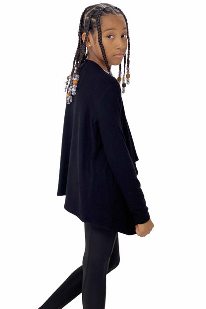 Girls Hacci Cascade Cardigan