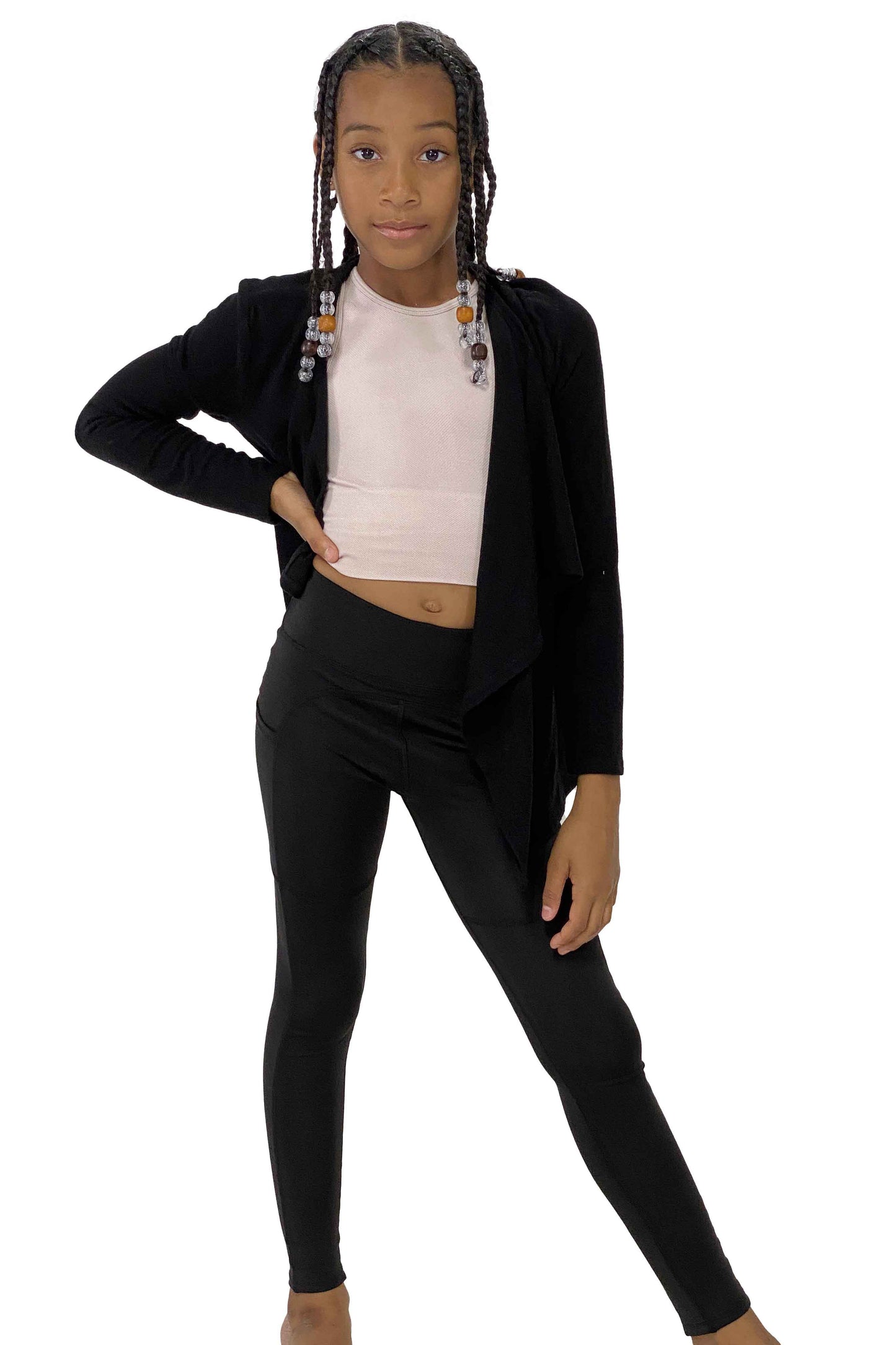 Girls Hacci Cascade Cardigan