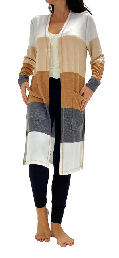 Women's Lounge Long Pocket Cardigan