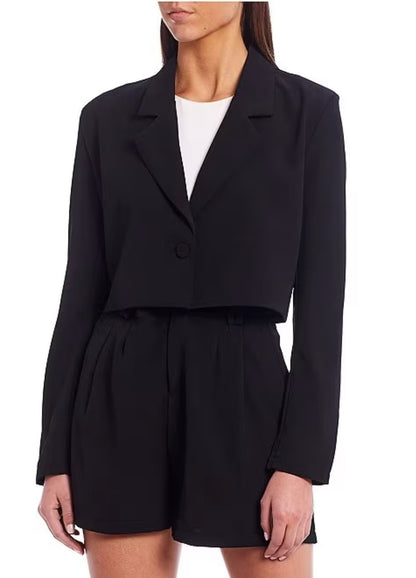 Tailored Cropped Blazer image 3