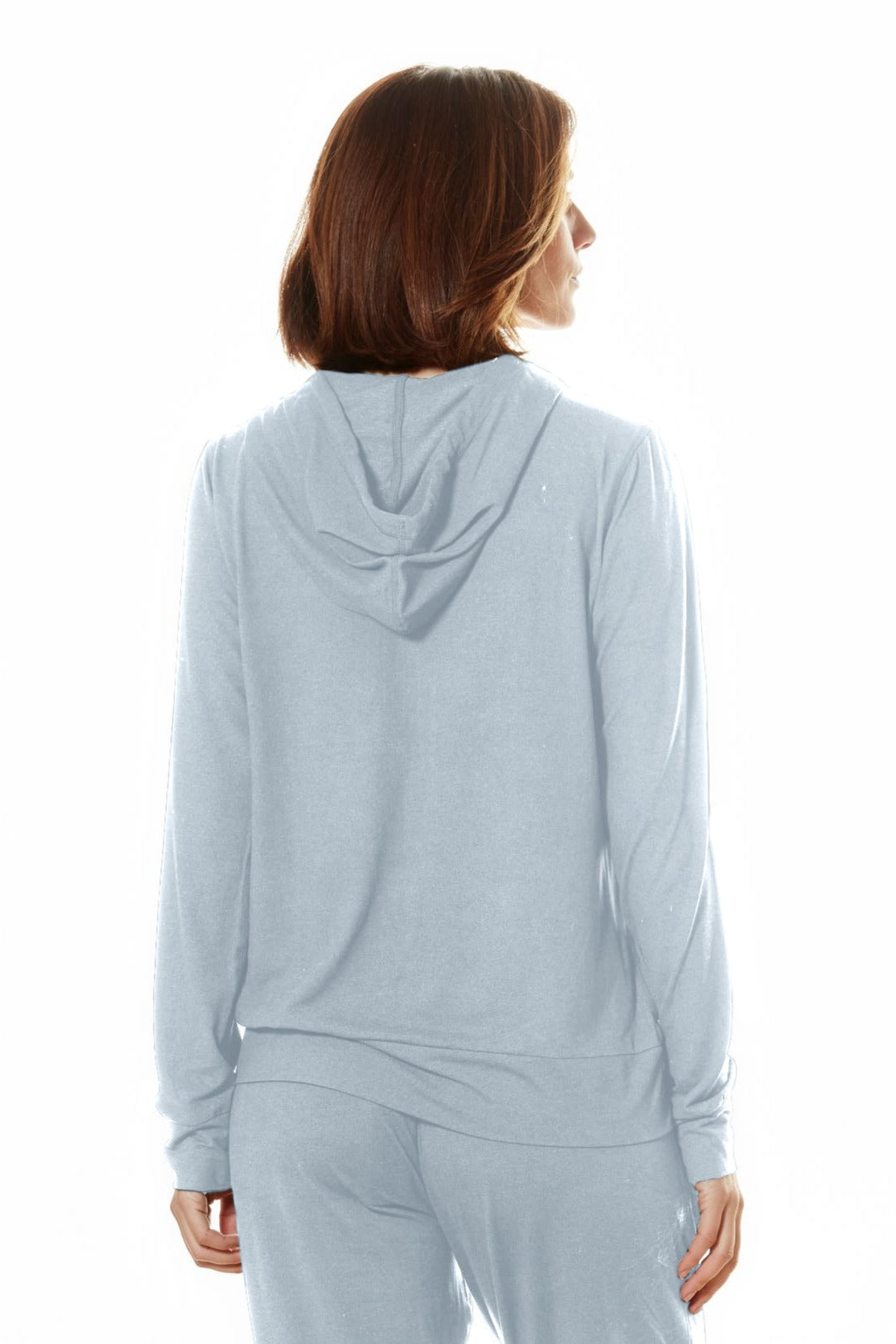 Women's Yoga Zip-Up Marsala Heather image 7