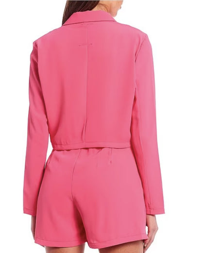 Tailored Cropped Blazer image 1