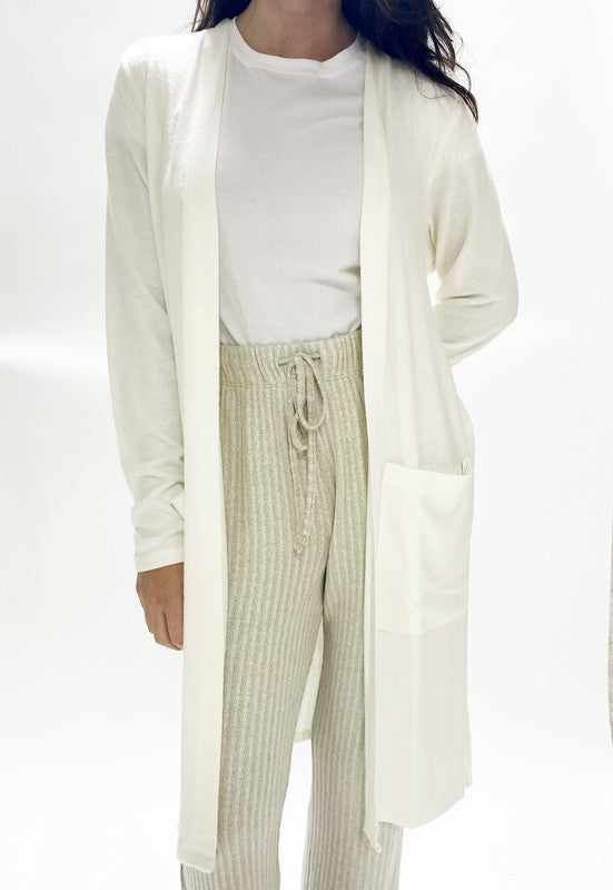 Women Long Pocket Cardigan image 4