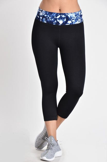 Women's Capri Tie-Dye Leggings