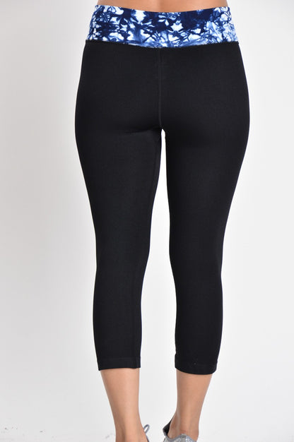 Women's Capri Tie-Dye Leggings