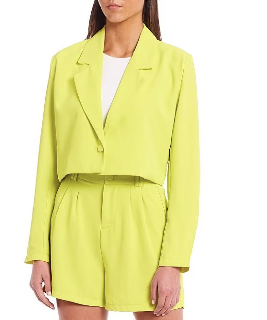 Tailored Cropped Blazer image 6