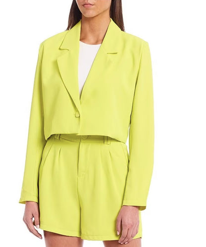 Tailored Cropped Blazer image 6