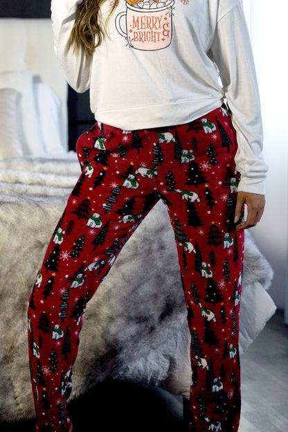 Women's Pajamas Beige Tartan image 4