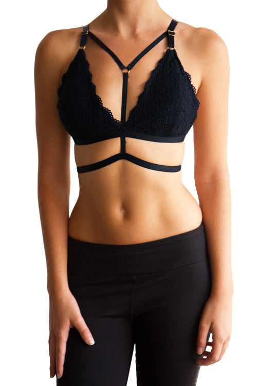 Lace Y Front Bralette image 0