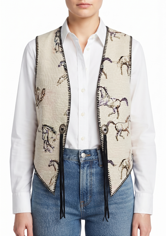 Women's Tapestry Vest