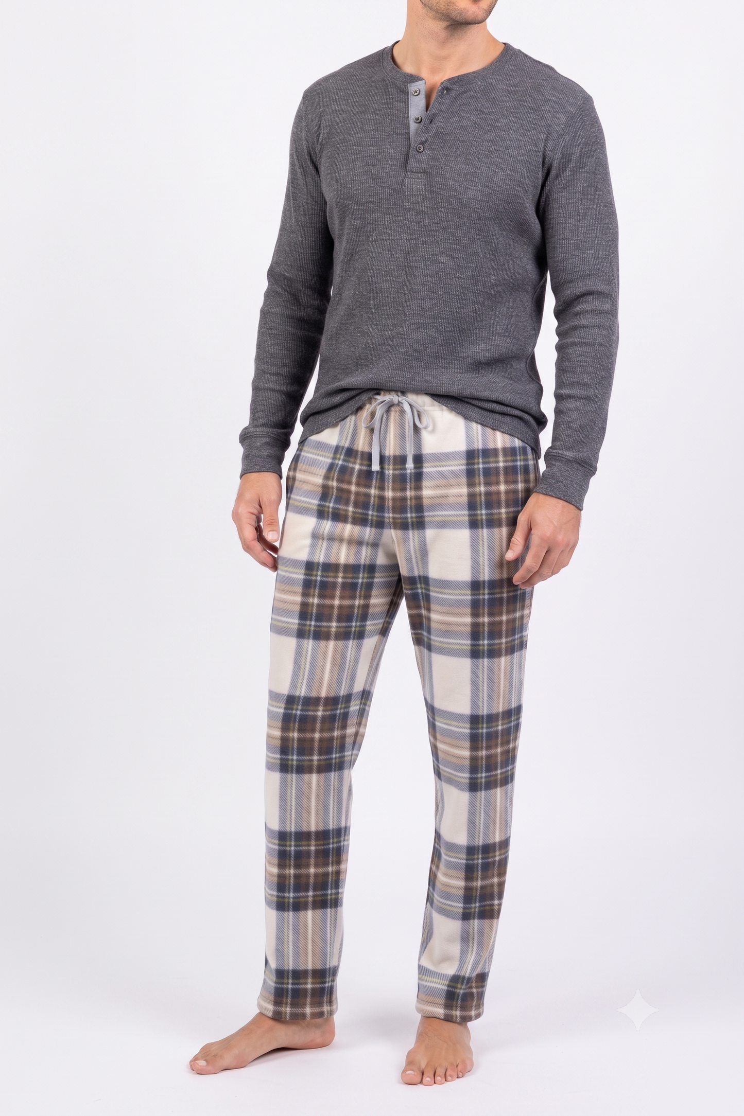 Men's Pajamas Green Buffalo