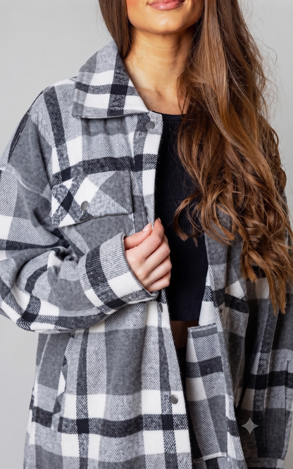 Women's Brushed Tweed Shacket (Final Few)