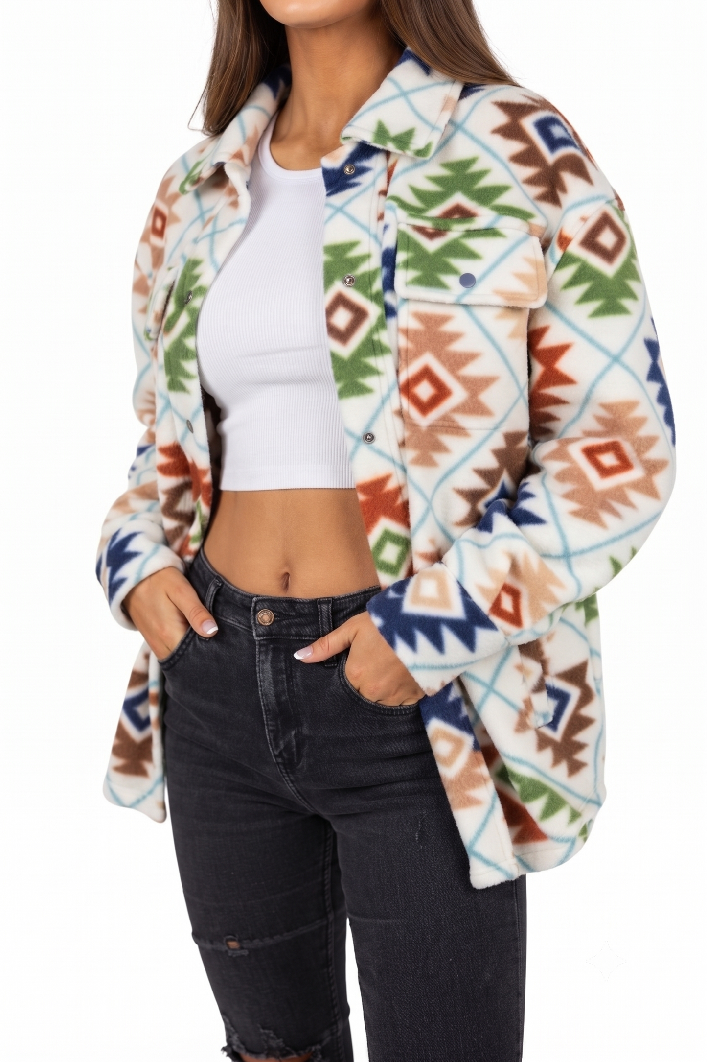 Women's Polar Fleece Shacket