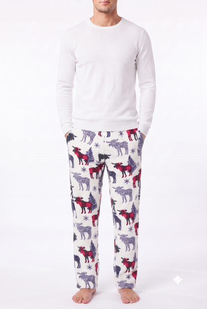 Men's Pajamas Green Buffalo