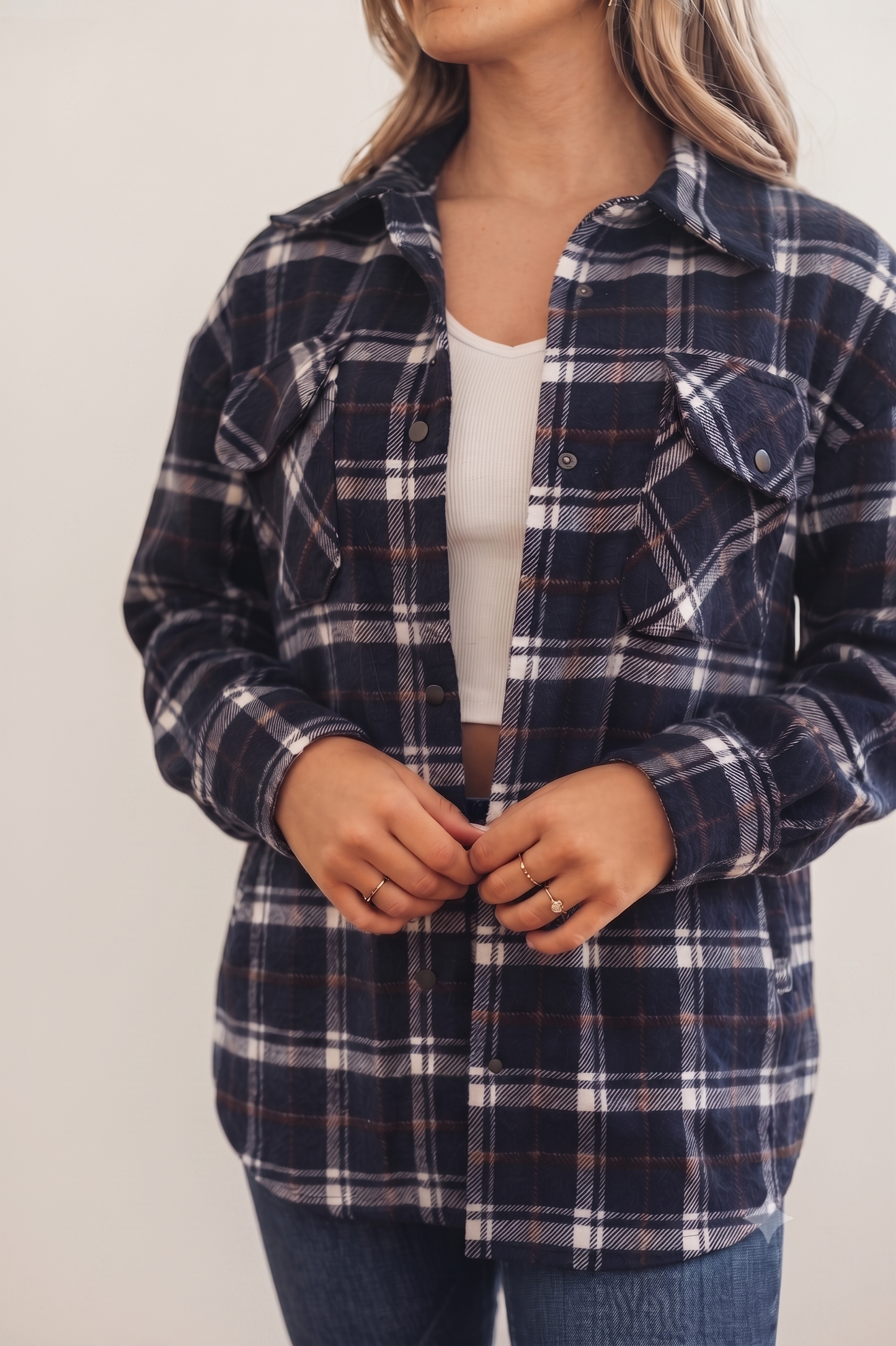 Women's Brushed Tweed Shacket (Final Few)