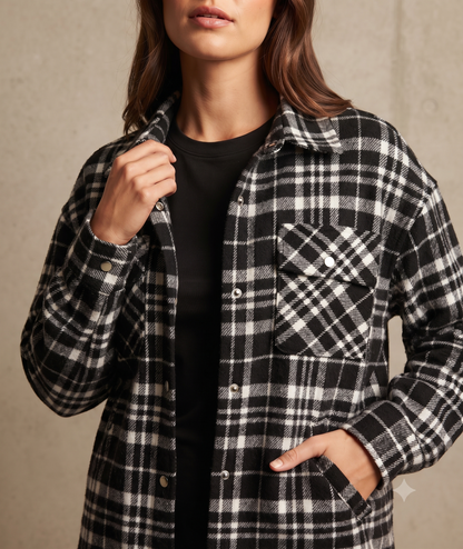 Women's Brushed Tweed Shacket (Final Few)