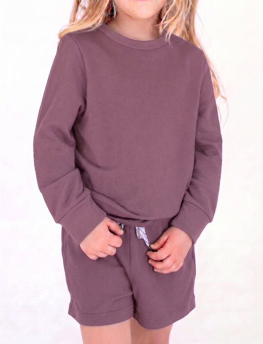 Girls Yoga Long Sleeve Crew Neck 2