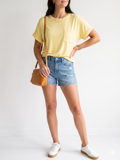 Women's Oversized Pocket Tee