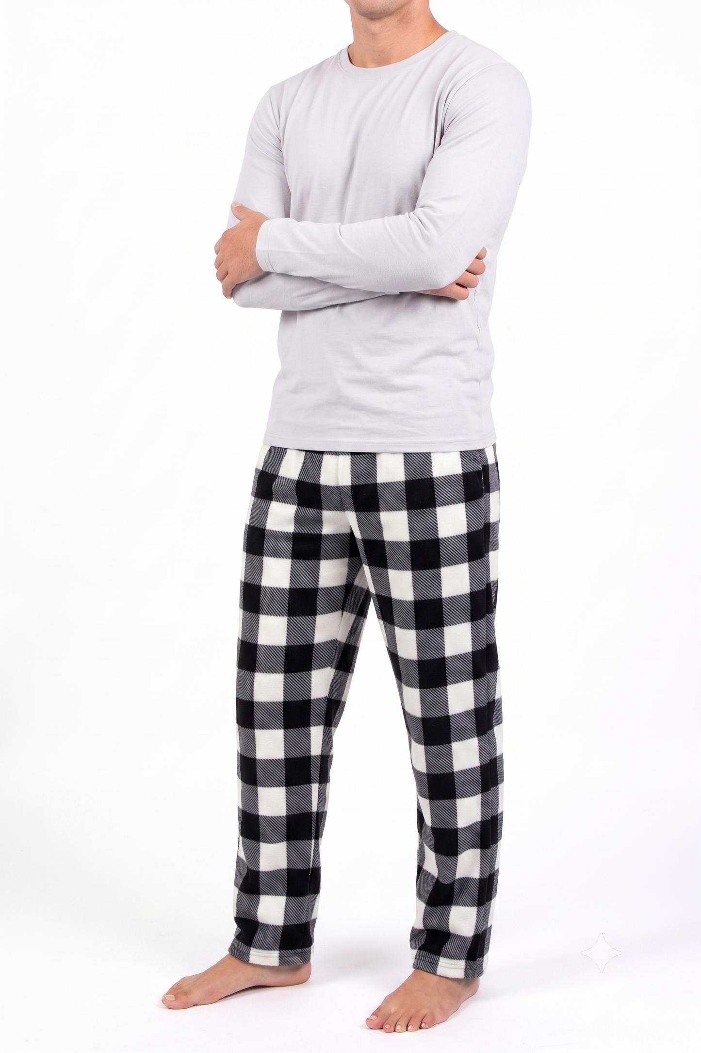 Men's Pajamas Green Buffalo