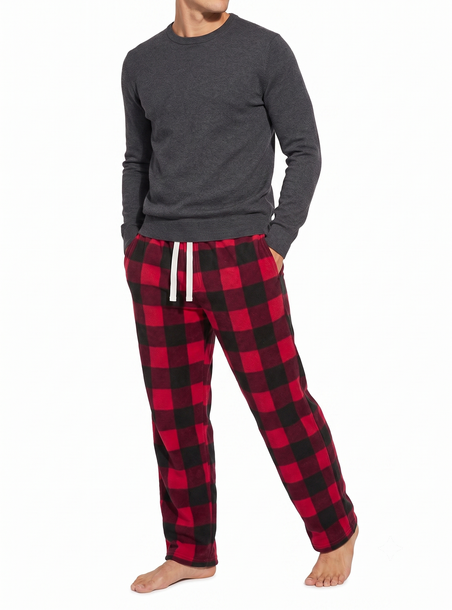 Men's Pajamas Green Buffalo