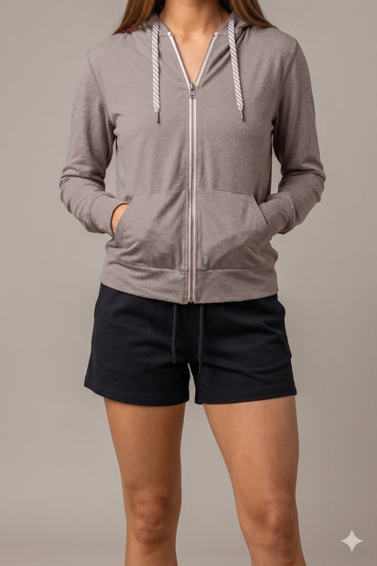 Women's Yoga Zip-Up Hoodie
