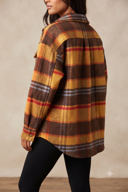 Women's Brushed Tweed Shacket