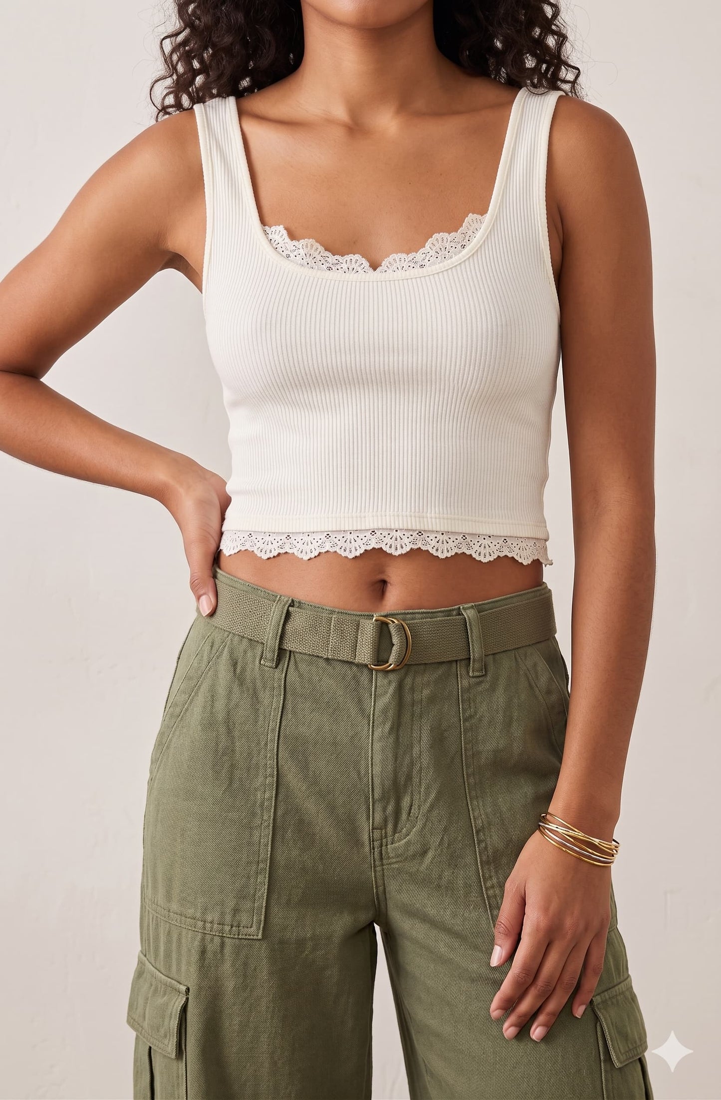 Women's Seamless Lace Scalloped Bra