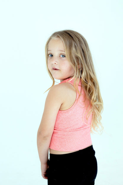 Girls' Chevron Crop Top