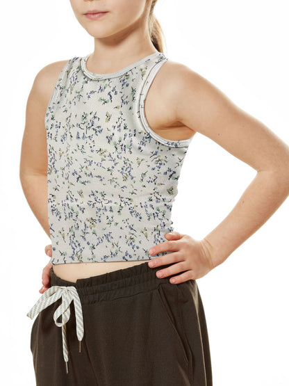 Girls' Chevron Crop Top