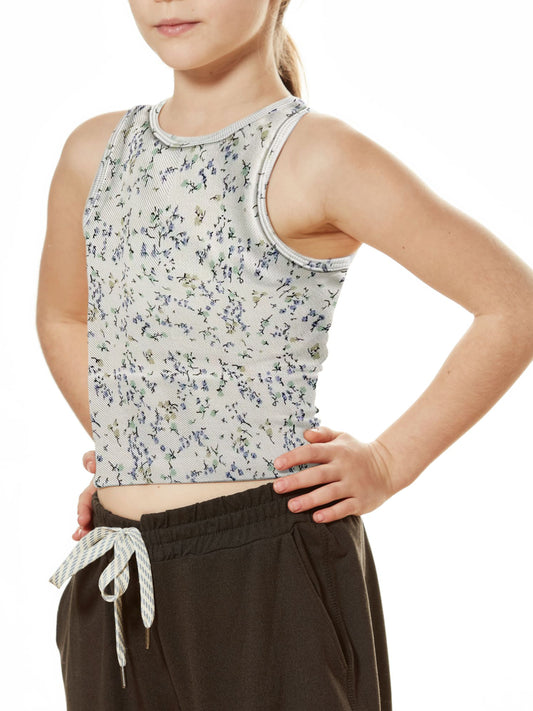 Girls' Chevron Crop Top