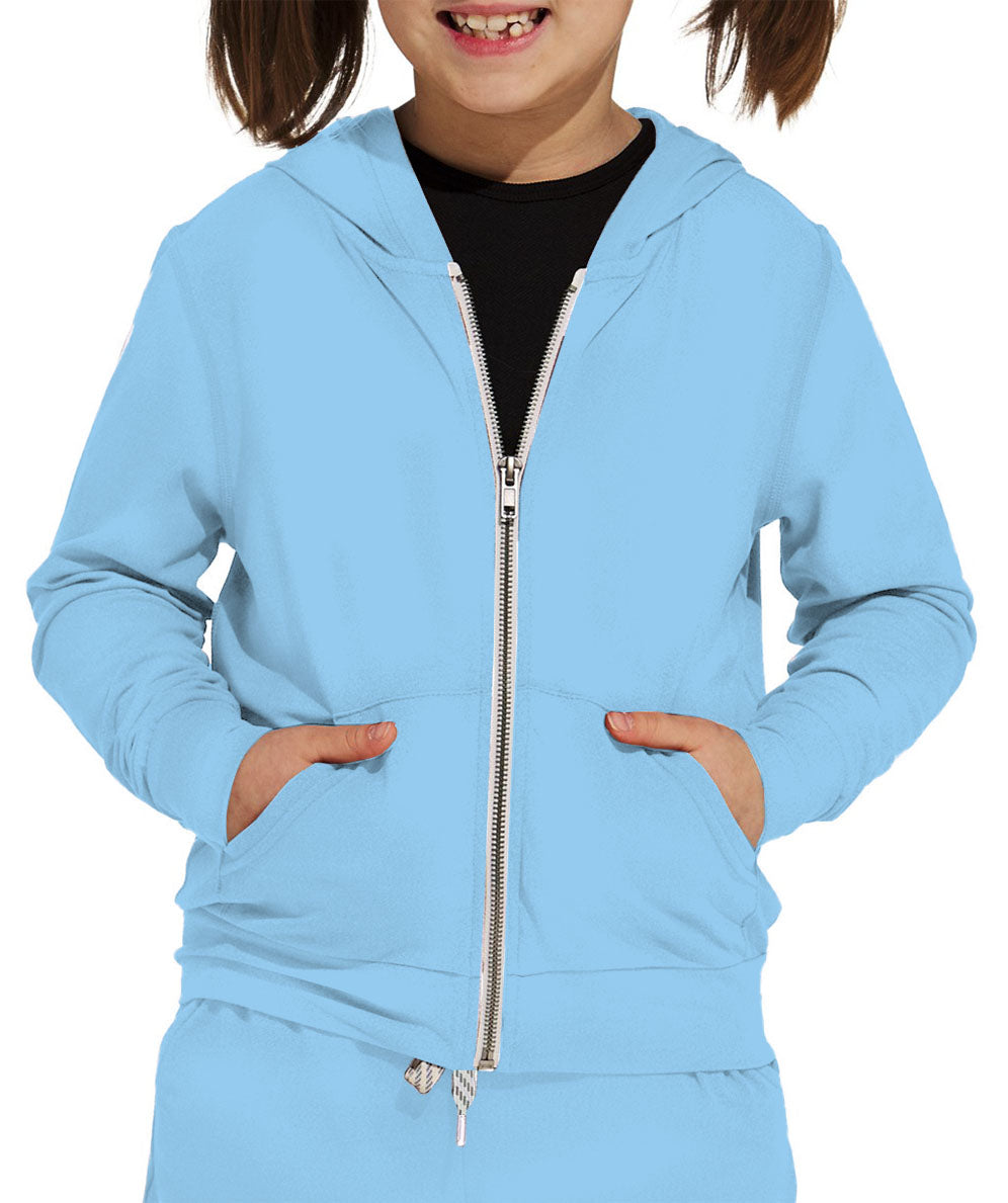 Girls' Yoga Zip-up Hoodie