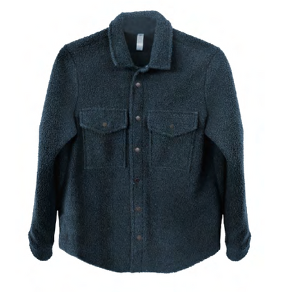 Girls' Sherpa Button Up Crop Jacket