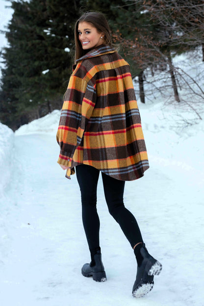 Women's Brushed Tweed Shacket