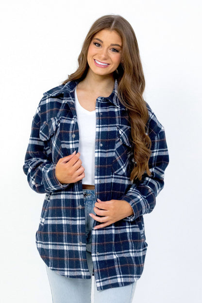 Women's Brushed Tweed Shacket (Final Few)