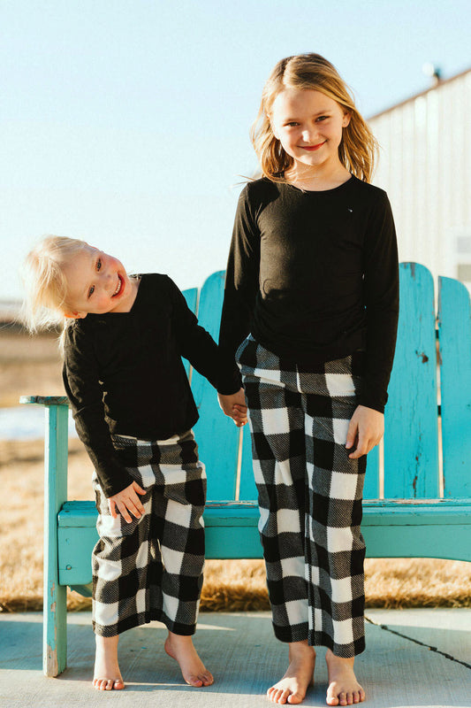 Kid's Pajamas Red Buffalo image 4