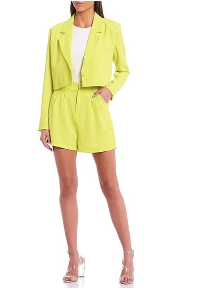 Tailored Cropped Blazer image 8