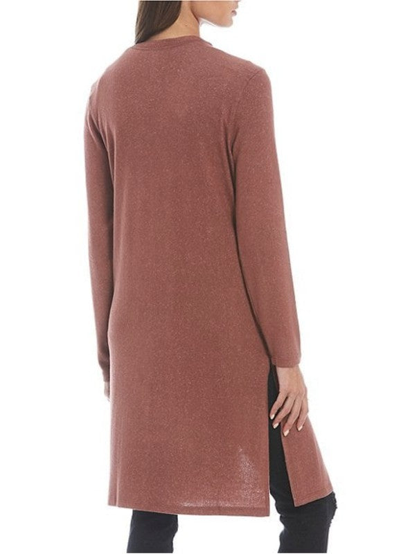 Women Long Pocket Cardigan image 1